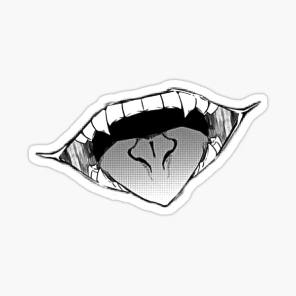 La bouche de Sukuna Sticker
