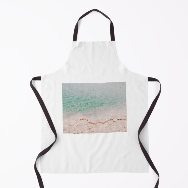 Item preview, Dead Sea turquoise salt water, Israel landscape, desert, floating salt crystals designed and sold by Prints Actually.