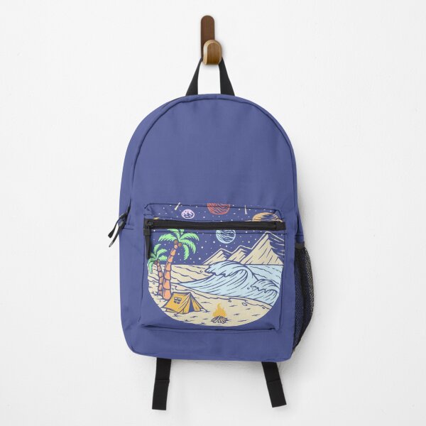 Item preview, Camping under the moon and Planets - hand drawn designed and sold by Ravensdesign.