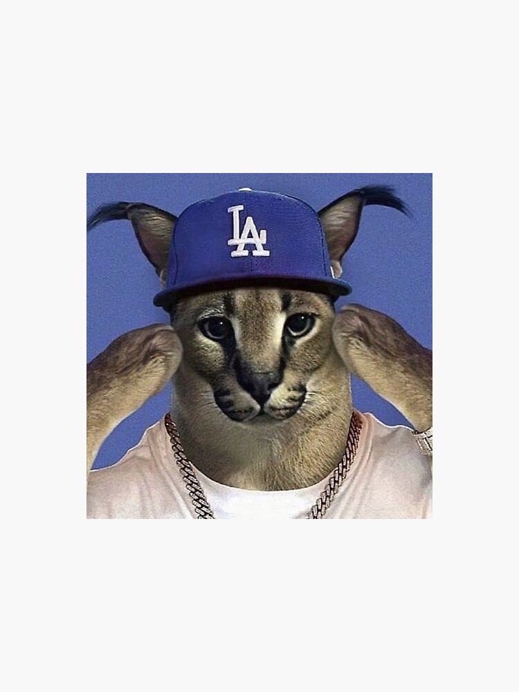 Unisex Big Floppa Meme Baseball Cap Breathable Cute Caracal Cat Sport Dad  Hat