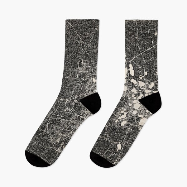 Item preview, Lakeland map Florida Ink lines designed and sold by InkMaps.