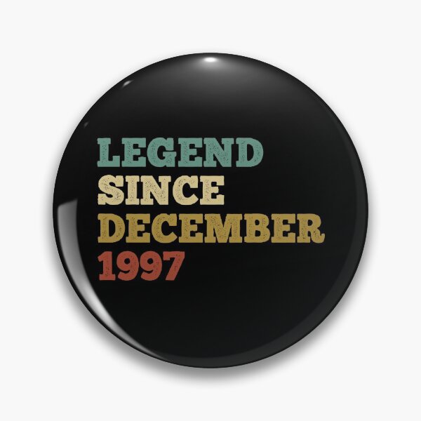 Item preview, legend since december 1997, vintage 1997 t shirt, 24th birthday shirt, december birthday shirt, december shirt, december birthday designed and sold by T-DESIGNEDZ.