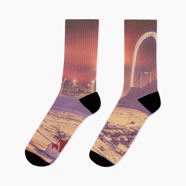 Item preview, Singapore in the snow, surreal dreamscape designed and sold by Mauswohn.