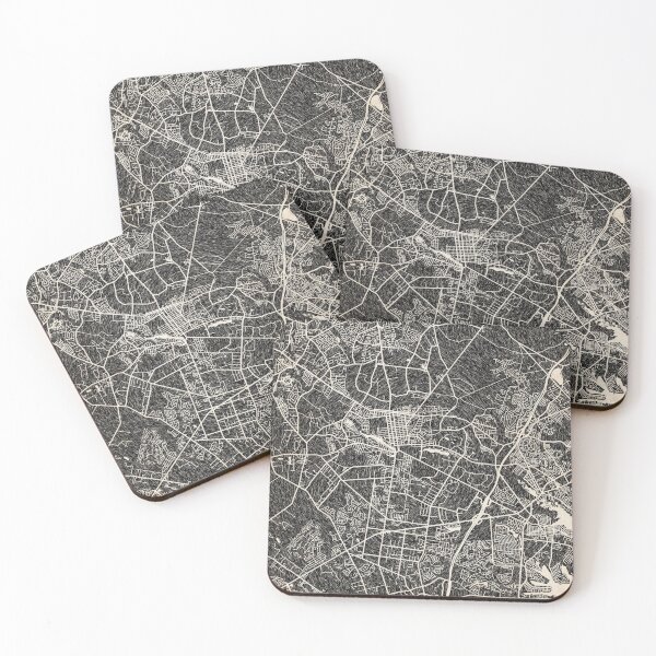 Item preview, Lakewood map New Jersey Ink lines 2 designed and sold by InkMaps.