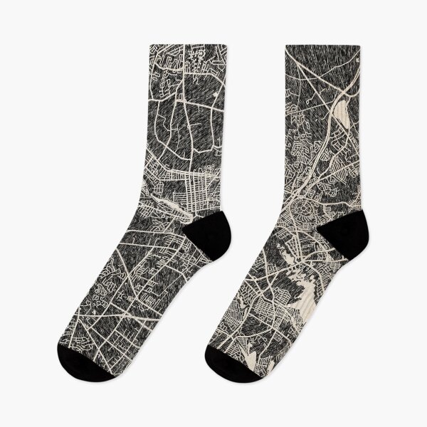 Item preview, Lakewood map New Jersey Ink lines 2 designed and sold by InkMaps.