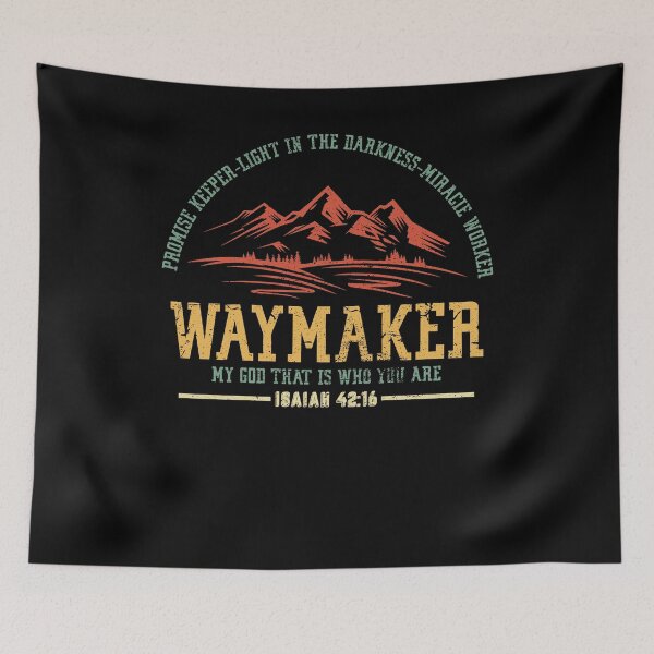 Item preview, Waymaker Miracle Worker Promise Keeper Christian designed and sold by kristazzsa112.