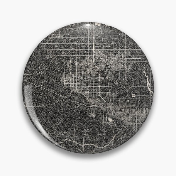 Item preview, Lancaster map California Ink lines designed and sold by InkMaps.