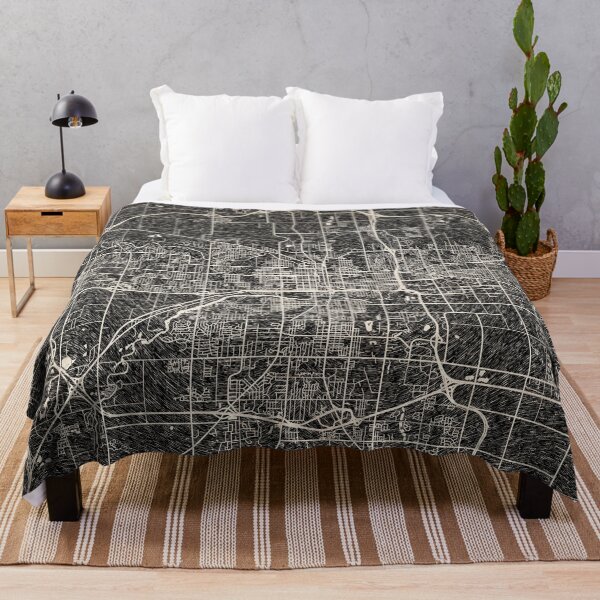 Item preview, Lansing map Michigan Ink lines designed and sold by InkMaps.