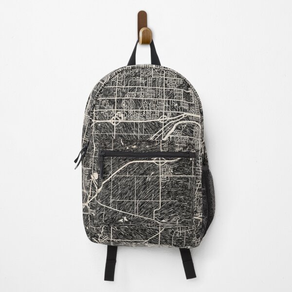 Item preview, Lansing map Michigan Ink lines designed and sold by InkMaps.