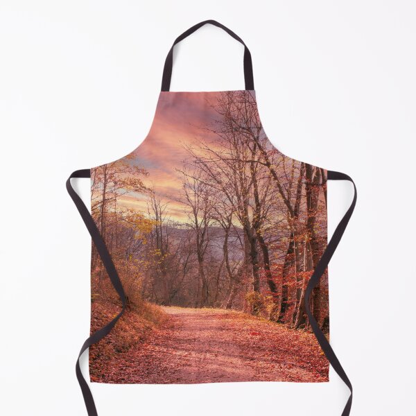 Item preview, Forest path in autumn, nature on the Swabian Alb designed and sold by Mauswohn.