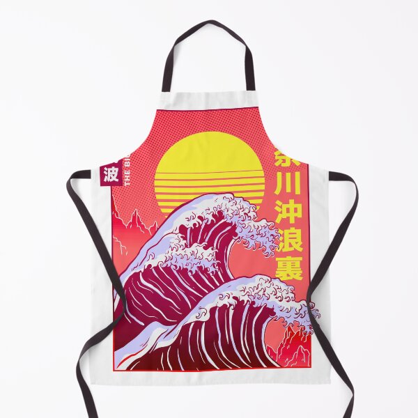 Item preview, The great wave off Kanagawa Vintage Retro Landscape sunset designed and sold by TRIBExSPACE.