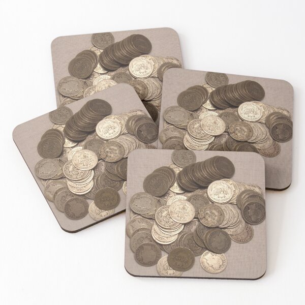 Item preview, Fun with Barber Dimes designed and sold by coinsxcrochet.