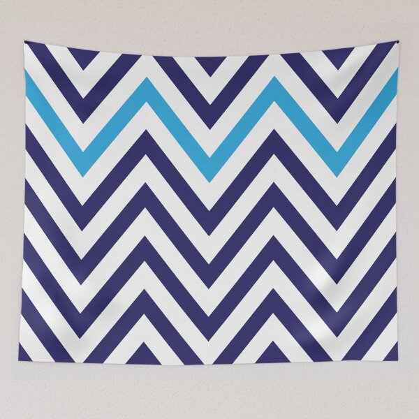 Item preview, Blue zig zag pattern designed and sold by BLMcreations.