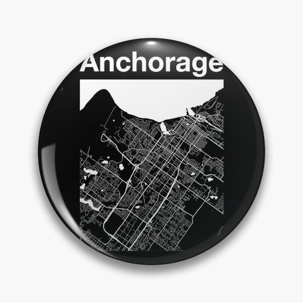 Item preview, Anchorage Alaska Vintage Style Home AK Map designed and sold by toutwearapparel.