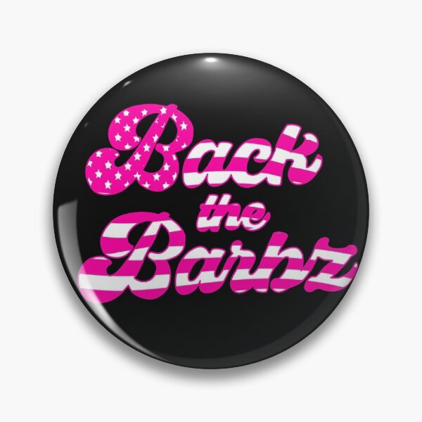 Item preview, Back the Barbz Pink American Flag designed and sold by AreWeDesigned.