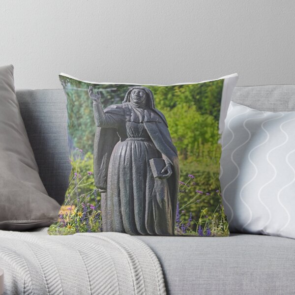Saint Bridget of Sweden Throw Pillow
