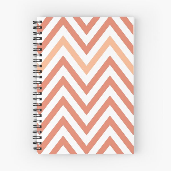Item preview, Coral peach zig zag pattern designed and sold by BLMcreations.