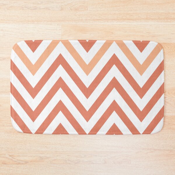 Item preview, Coral peach zig zag pattern designed and sold by BLMcreations.