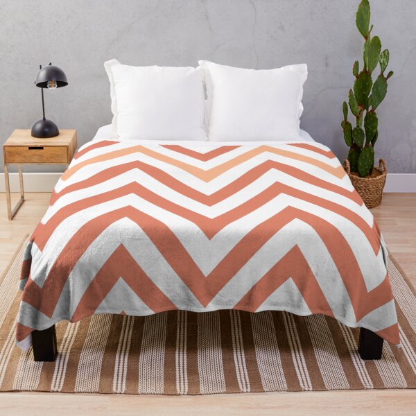 Item preview, Coral peach zig zag pattern designed and sold by BLMcreations.