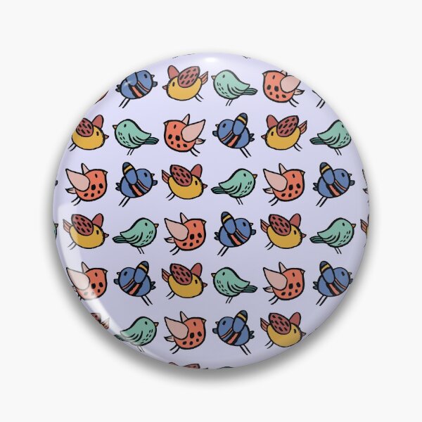 Item preview, Cute Scandi bird pattern designed and sold by NatureArtUK.