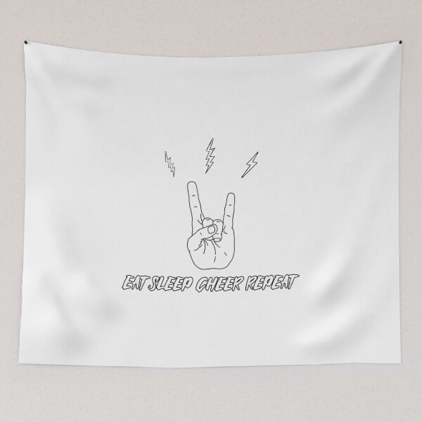 Item preview, Eat sleep cheer repeat - Cool Illustration - Classic  designed and sold by The-Meraki-Man.