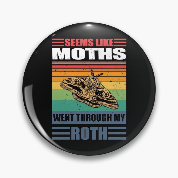 Item preview, Vintage Moths Retro Moth 401 K ROTH Investment Retirement Betularia Noctuid Lover Gift designed and sold by TheAplus.