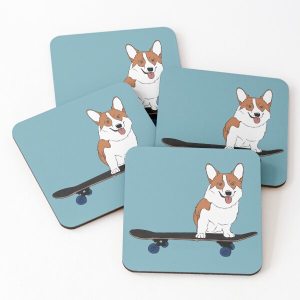 Item preview, Corgi on a Skateboard  designed and sold by rmcbuckeye.