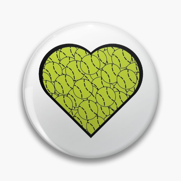 Item preview, Softball Heart Love Design designed and sold by cmd-art.