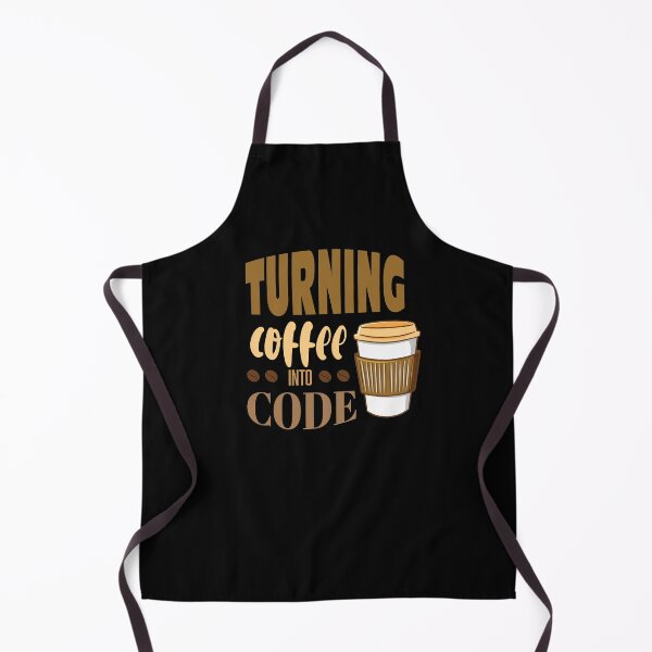 Item preview, Turning coffee into code - coffee/takeaway cup designed and sold by Code  Monkeys.