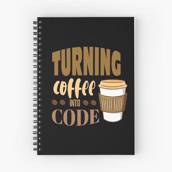 Item preview, Turning coffee into code - coffee/takeaway cup designed and sold by Code  Monkeys.