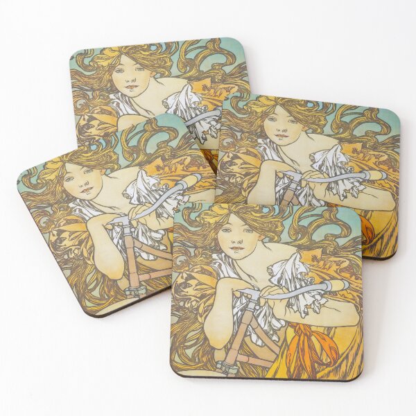 Item preview, Cyclist by Mucha designed and sold by academic-art.