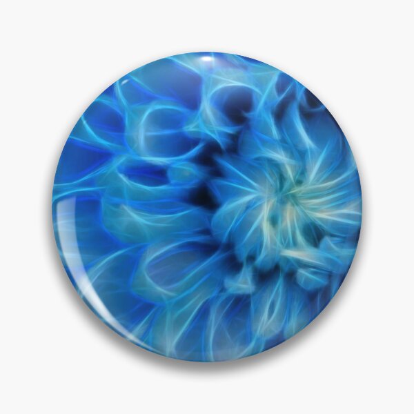 Item preview, unusual bright blue coloured floral fantasy designed and sold by mister-john.