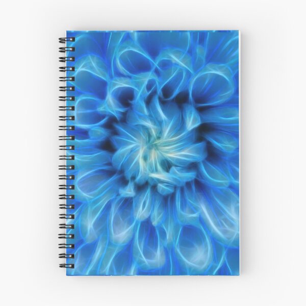 Item preview, unusual bright blue coloured floral fantasy designed and sold by mister-john.
