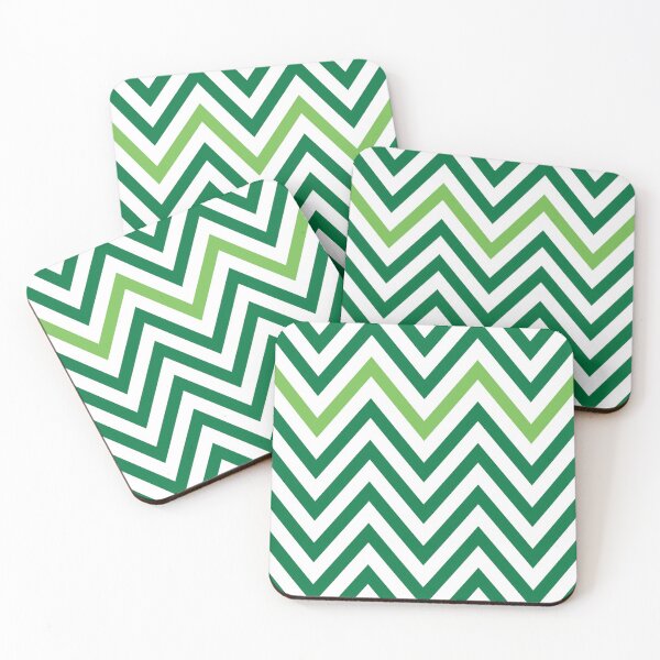 Item preview, Green zig zag pattern designed and sold by BLMcreations.