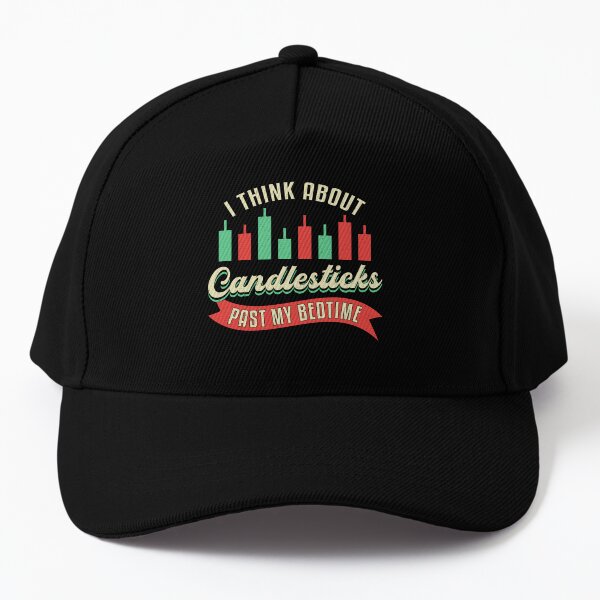 Stock Market Candlesticks Past My Bedtime Trader Baseball Cap