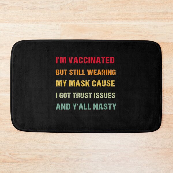 Item preview, I'm Vaccinated But Still Wearing My Mask T-Shirt designed and sold by midodesign20.