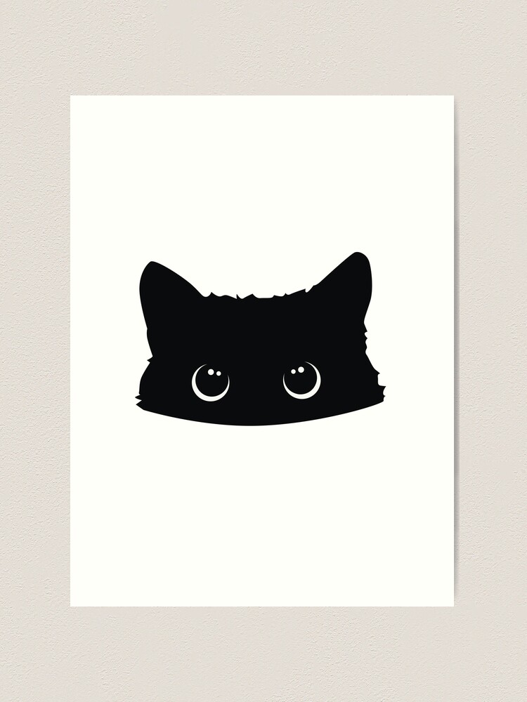 sneaky cat Art Print