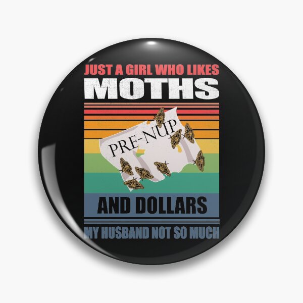 Item preview, Vintage Moths Retro Moth Pre-Nup prenuptial agreement Marriage dollars Betularia Hoverfly Noctuid Lover Gift designed and sold by TheAplus.