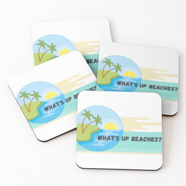 Item preview, What up beaches graphic print  designed and sold by Chitrakona.