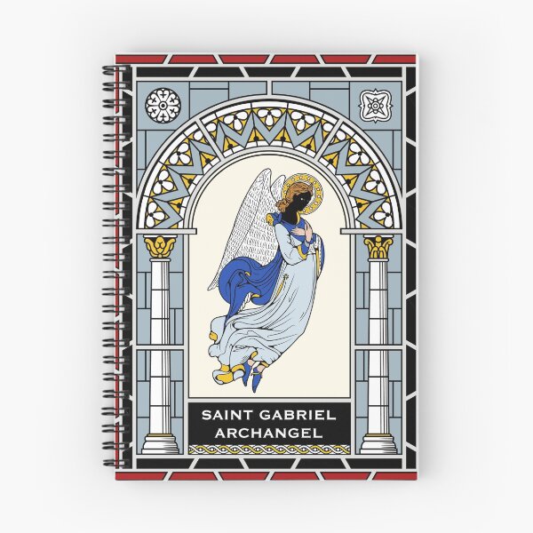 Item preview, ST GABRIEL THE ARCHANGEL under STAINED GLASS designed and sold by CatholicSaints.