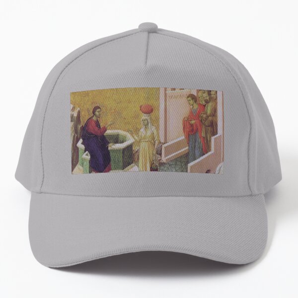 Christ and the Samaritan woman Baseball Cap