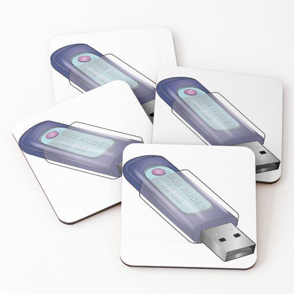 Item preview, Usb your nudes are safe with me designed and sold by Julie Illustration.