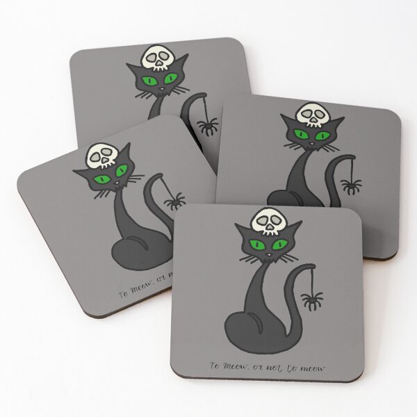 Item preview, To meow, or not to meow designed and sold by Elvira Draat.