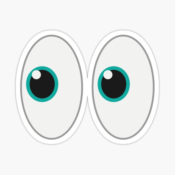 Quirky Cartoon Eye Decals : big googly eyes