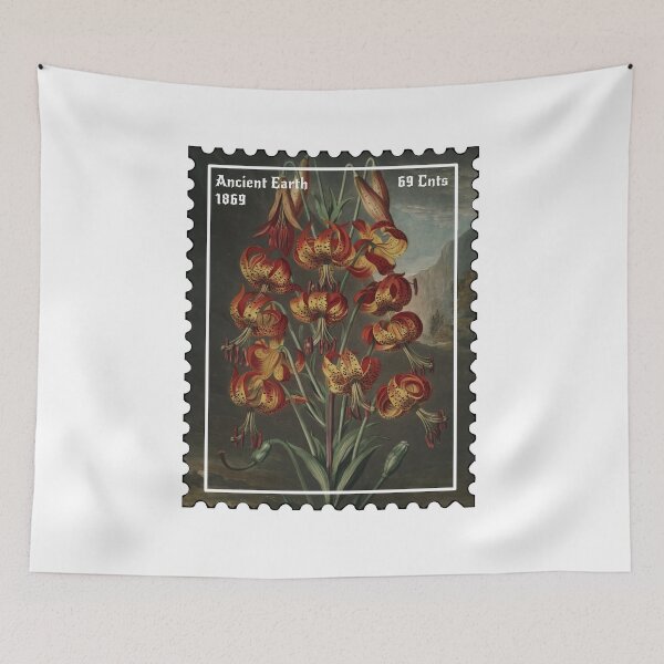 Item preview, Vintage Botany Plants Stamp designed and sold by PodiShawna.