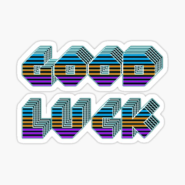 Good Luck 2 Sticker