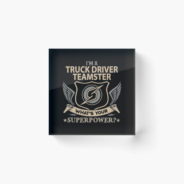 Item preview, Truck Driver Teamster T Shirt - Superpower Job Gift Item Tee designed and sold by kimbowen43.