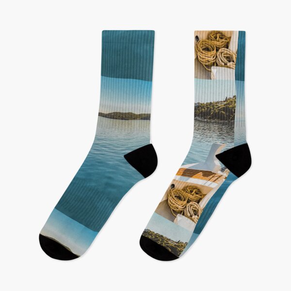 Item preview, Greece Ocean, Boat Sailing designed and sold by newburyboutique.