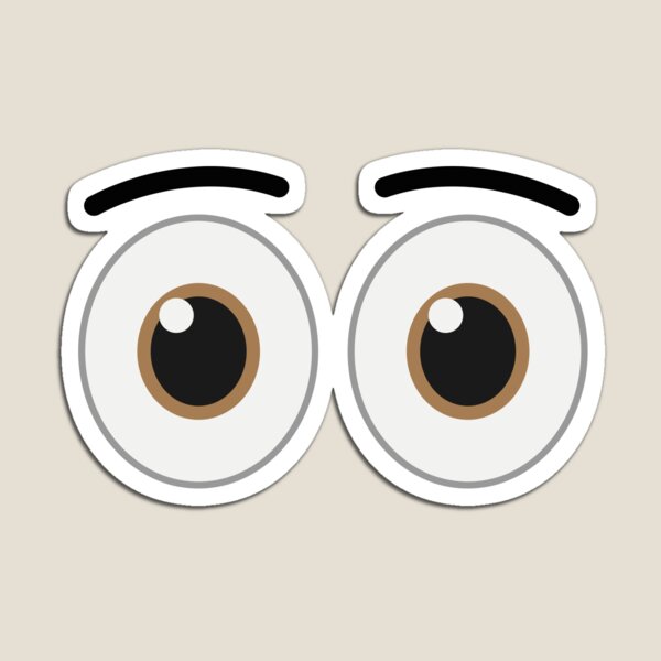 Googly Eyes – Stickers (4 Pack) Magnet for Sale by The Random Artist