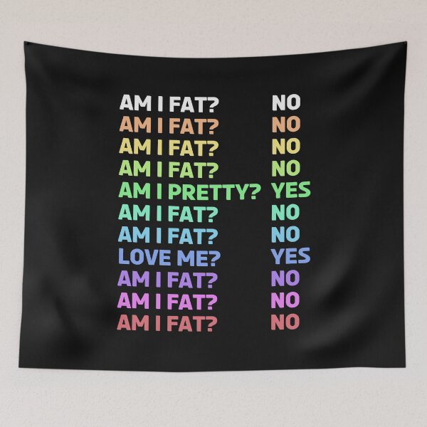 Item preview, Am I Fat Pretty Love Me Husband Reponse Boyfriend Gift  designed and sold by TheAplus.